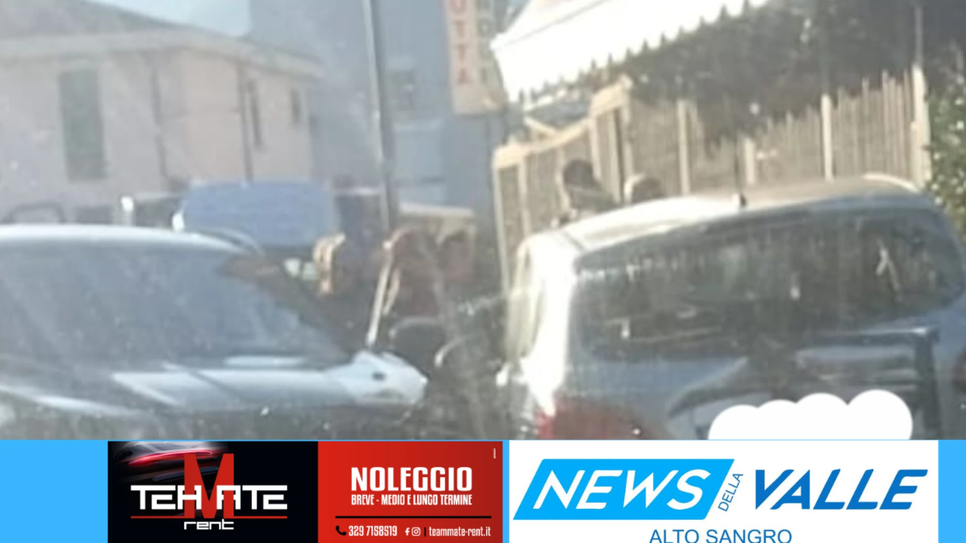 Statale 85 Venafrana: due incidenti in pochi minuti all'altezza di Venafro. Un tamponamento ed uno scontro tre due vetture. Traffico in tilt